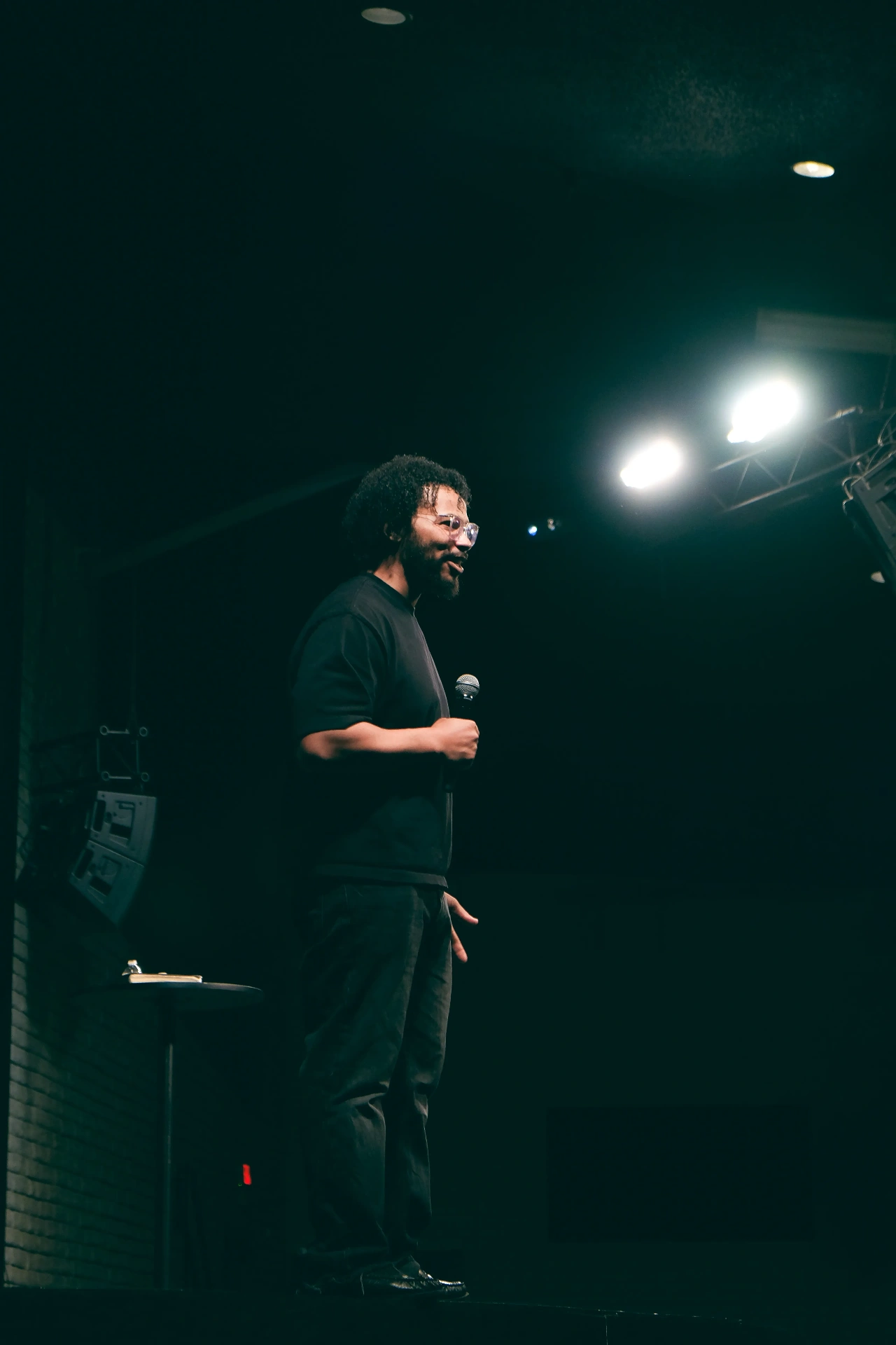 Tyshone on stage
